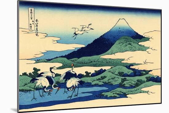 Umegawa in Sagami Province, c.1830-Katsushika Hokusai-Mounted Giclee Print