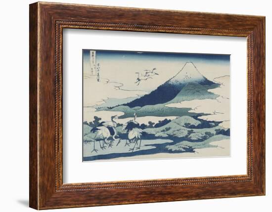 Umezawa Manor in Sagami Province-Katsushika Hokusai-Framed Art Print