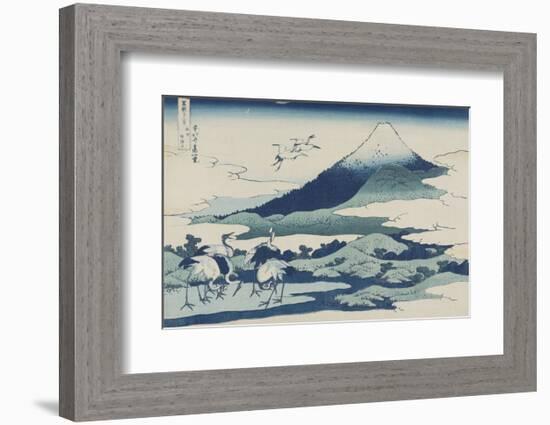 Umezawa Manor in Sagami Province-Katsushika Hokusai-Framed Art Print