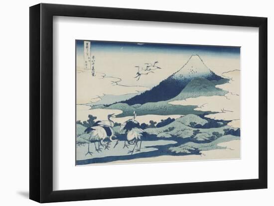 Umezawa Manor in Sagami Province-Katsushika Hokusai-Framed Art Print
