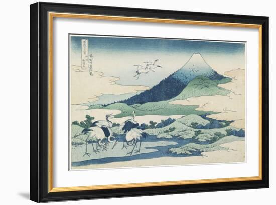 Umezawa Village in Sagami Province, 1831-1834-Katsushika Hokusai-Framed Giclee Print