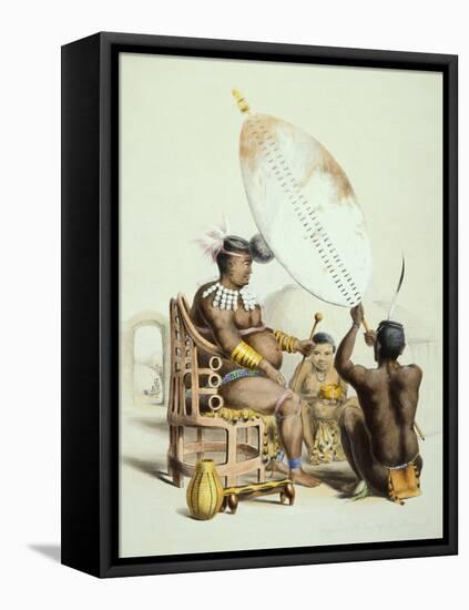 Umpanda, King of the Amazulu, 1849-George French Angas-Framed Premier Image Canvas