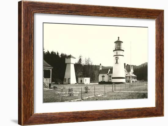 Umpqua Lighthouse, Oregon Coast-null-Framed Art Print