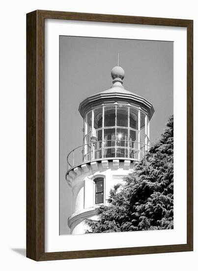 Umpqua River Lighthouse BW-Douglas Taylor-Framed Photographic Print