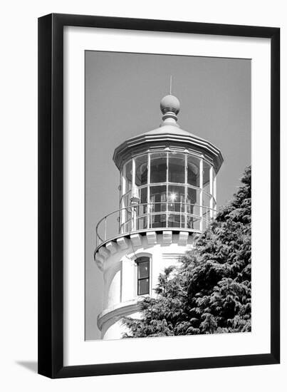 Umpqua River Lighthouse BW-Douglas Taylor-Framed Photographic Print