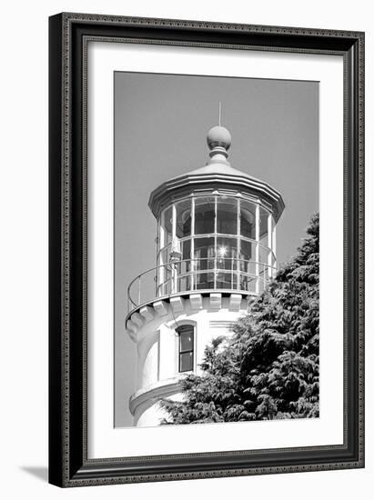 Umpqua River Lighthouse BW-Douglas Taylor-Framed Photographic Print