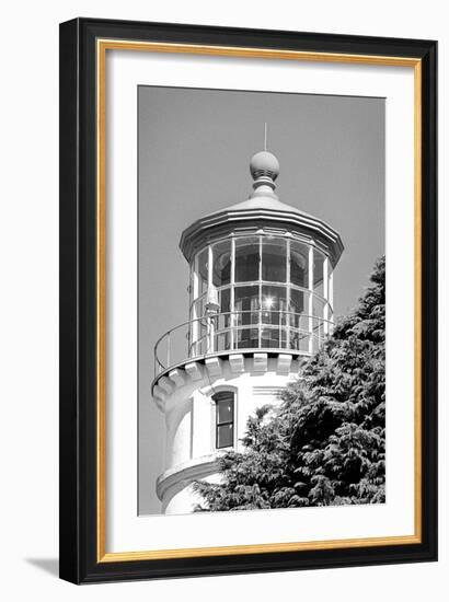 Umpqua River Lighthouse BW-Douglas Taylor-Framed Photographic Print