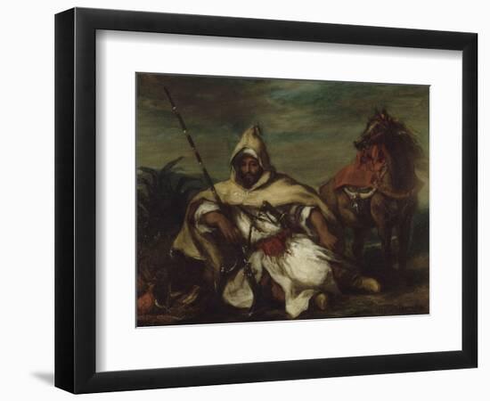 Un arabe-Eugene Delacroix-Framed Giclee Print