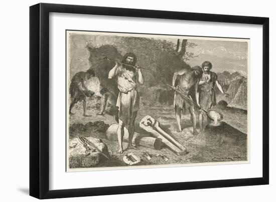 Un Atelier De Mouleur a L'Epoque De Bronze-Emile Antoine Bayard-Framed Giclee Print