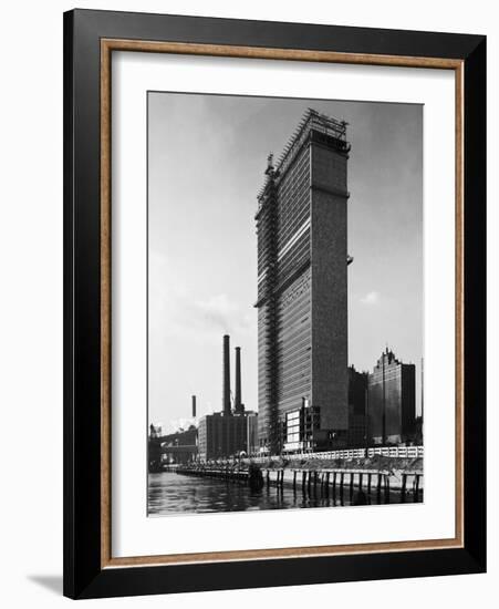 UN Building under Construction-null-Framed Photographic Print