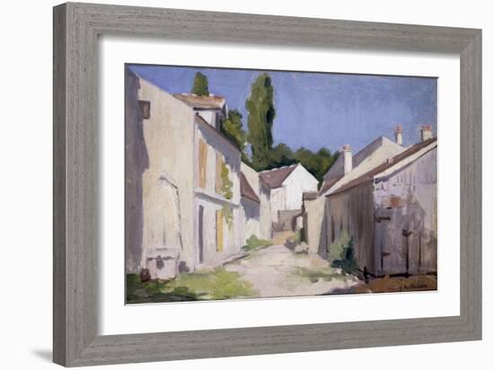 Un Chemin a Yerres, c.1879-Gustave Caillebotte-Framed Giclee Print