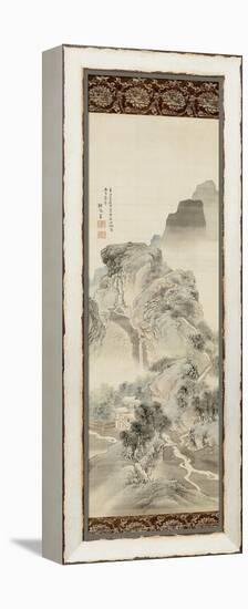 "Un chemin dans la montagne"-Shunsei Sha-Framed Premier Image Canvas