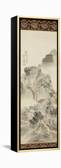 "Un chemin dans la montagne"-Shunsei Sha-Framed Premier Image Canvas