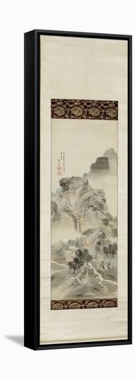 "Un chemin dans la montagne"-Shunsei Sha-Framed Premier Image Canvas