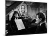 Un Clair by Lune a Maubeuge by JeanCherasse with Bernadette Lafont and Pierre Perr 1962 (b/w photo)-null-Mounted Photo