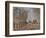 Un coin de bois aux Sablons, dit la route à l'orée du bois (lisière de forêt de Fontainebleau,-Alfred Sisley-Framed Giclee Print