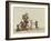 Un Dresseur D'animaux Avec Des Chiens Qui Dansent - an Animal Trainer with Dancing Dogs, a Bear And-Louis Leopold Boilly-Framed Giclee Print