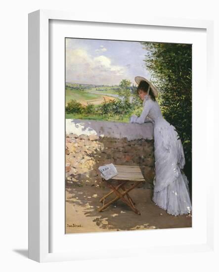 Un Figaro De Reve-Jean Béraud-Framed Giclee Print