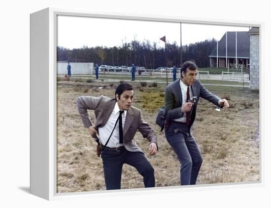 Un Flic by JeanPierreMelville with Alain Delon, 1972 (photo)-null-Framed Stretched Canvas