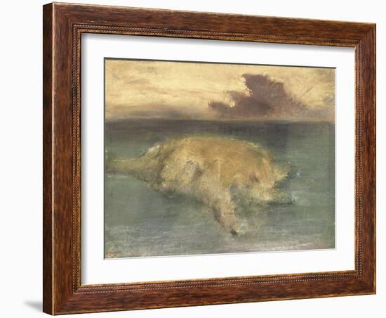 un ilôt en pleine mer-Edgar Degas-Framed Giclee Print