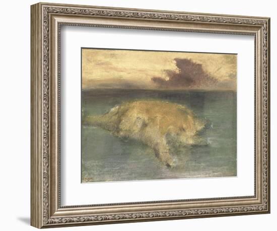 un ilôt en pleine mer-Edgar Degas-Framed Giclee Print