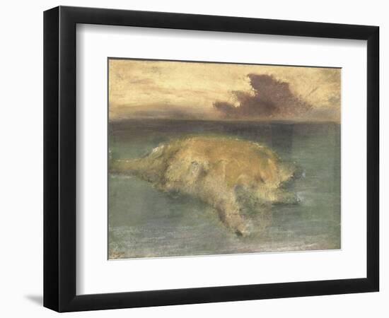 un ilôt en pleine mer-Edgar Degas-Framed Giclee Print