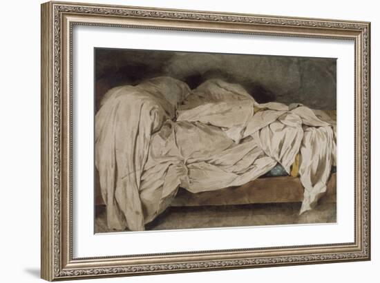 Un Lit défait-Eugene Delacroix-Framed Giclee Print