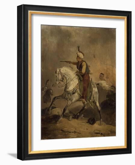 Un mameluck-Horace Vernet-Framed Giclee Print