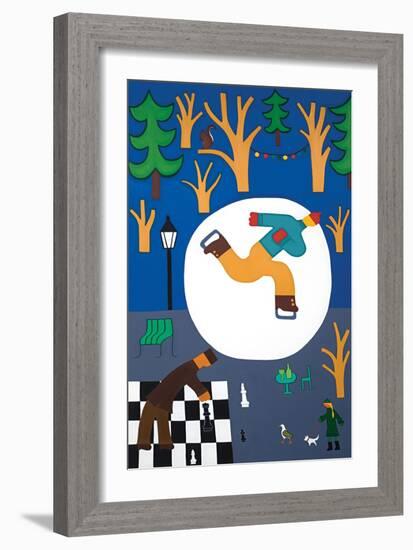 Un matin d'hiver au Parc des Bastions, 2016-Cristina Rodriguez-Framed Giclee Print