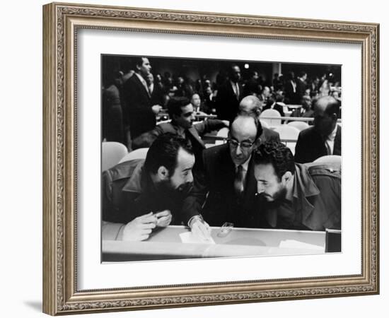 UN Meeting-Alfred Eisenstaedt-Framed Photographic Print