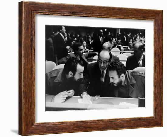 UN Meeting-Alfred Eisenstaedt-Framed Photographic Print