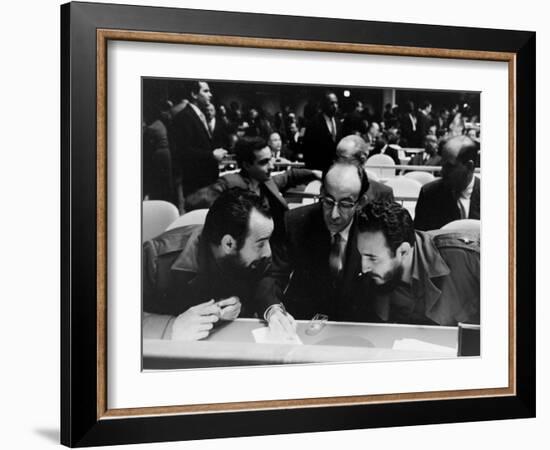 UN Meeting-Alfred Eisenstaedt-Framed Photographic Print