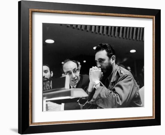 UN Meeting-Alfred Eisenstaedt-Framed Photographic Print