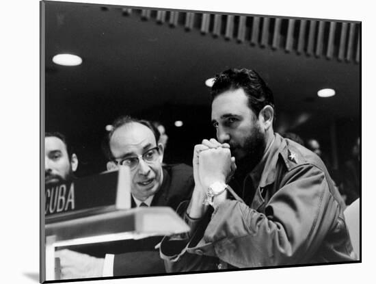 UN Meeting-Alfred Eisenstaedt-Mounted Photographic Print