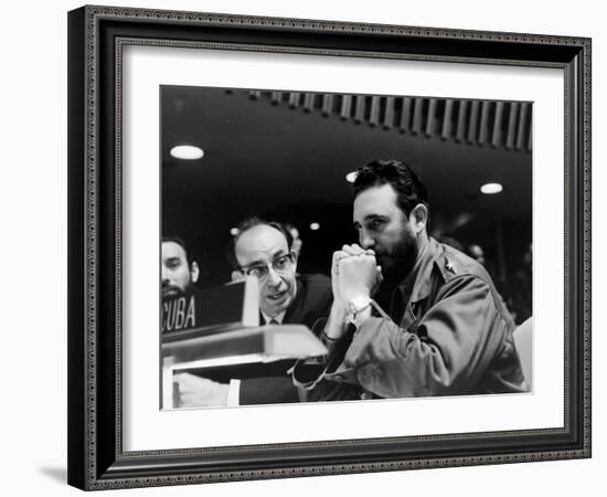 UN Meeting-Alfred Eisenstaedt-Framed Photographic Print