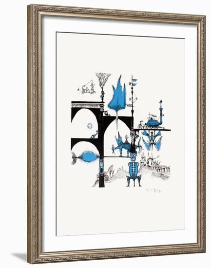 Un monde imaginaire I-Marcel Genay-Framed Collectable Print