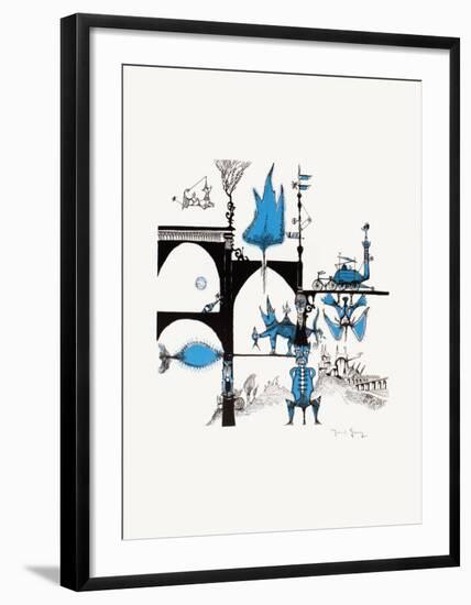 Un monde imaginaire I-Marcel Genay-Framed Collectable Print