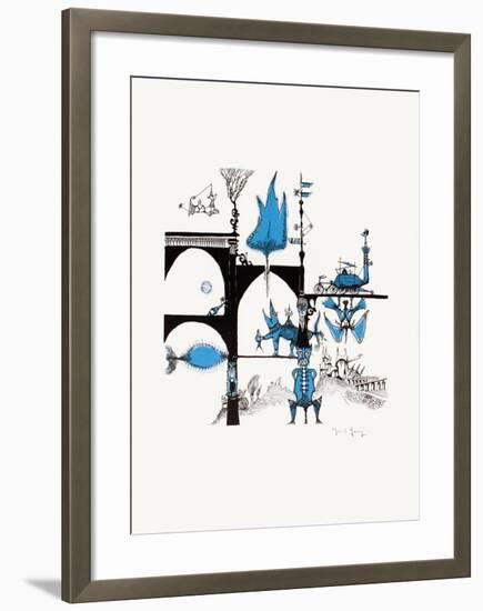 Un monde imaginaire I-Marcel Genay-Framed Collectable Print