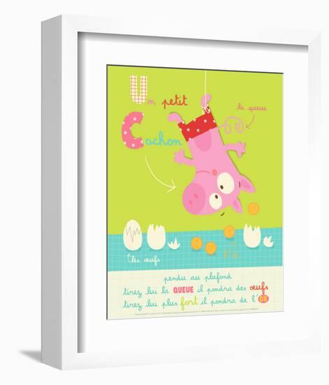 Un Petit Cochon-Isabelle Jacque-Framed Art Print