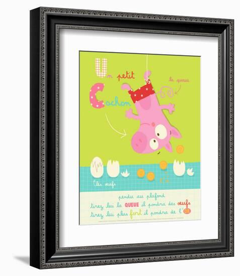 Un Petit Cochon-Isabelle Jacque-Framed Art Print