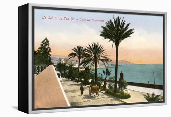 Un Saluto Da San Remo-null-Framed Stretched Canvas