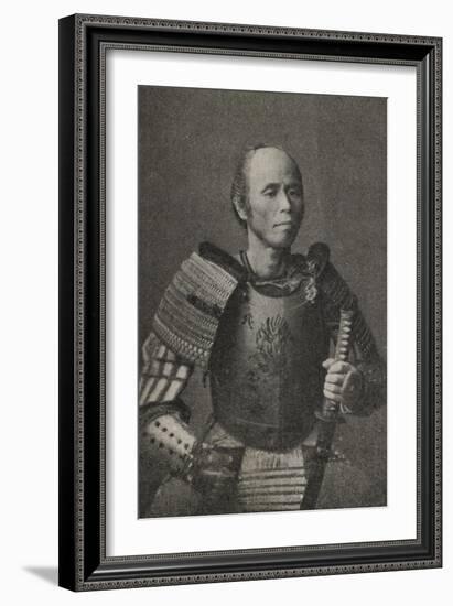 Un samouraï, instructeur de Jiu-Jitsu-null-Framed Giclee Print