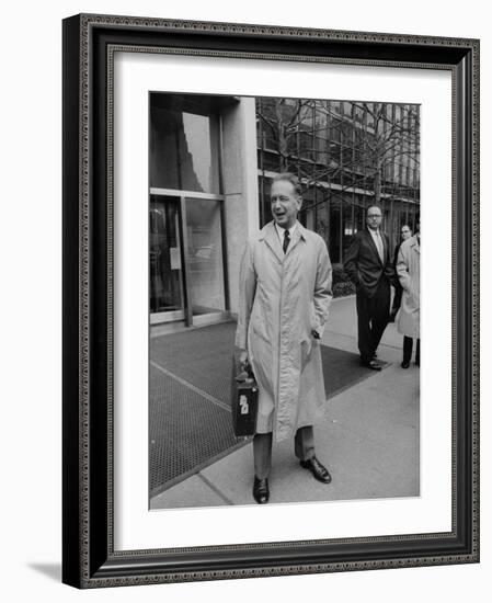 UN Secretary General Dag Hammarskjold-Lisa Larsen-Framed Photographic Print