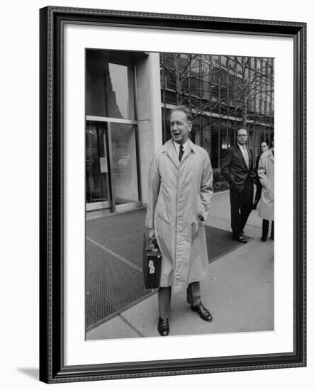 UN Secretary General Dag Hammarskjold-Lisa Larsen-Framed Photographic Print