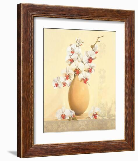 Un Vase Blanc-Gerard Beauvoir-Framed Art Print