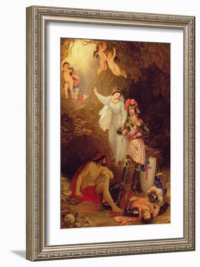 Una Delivering the Red Cross Knight from the Cave of Despair, C.1830-Sir Charles Lock Eastlake-Framed Giclee Print