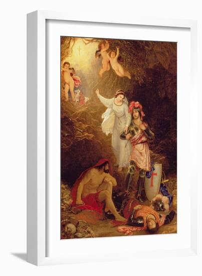 Una Delivering the Red Cross Knight from the Cave of Despair, C.1830-Sir Charles Lock Eastlake-Framed Giclee Print