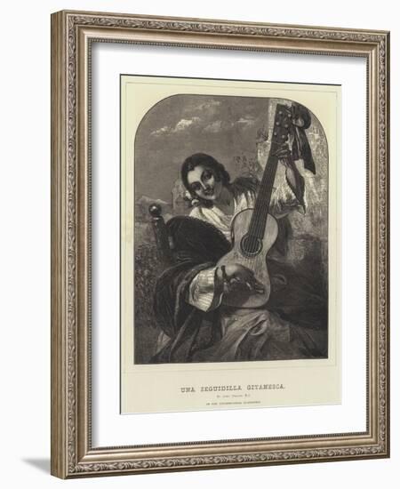 Una Seguidilla Gitanesca-John Phillip-Framed Giclee Print