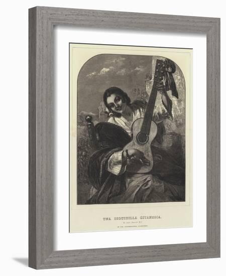 Una Seguidilla Gitanesca-John Phillip-Framed Giclee Print