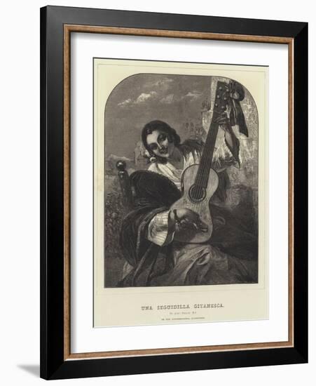 Una Seguidilla Gitanesca-John Phillip-Framed Giclee Print